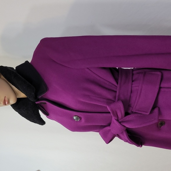 KATE Spade Button Down Wrap Wool Coat - Picture 15 of 17